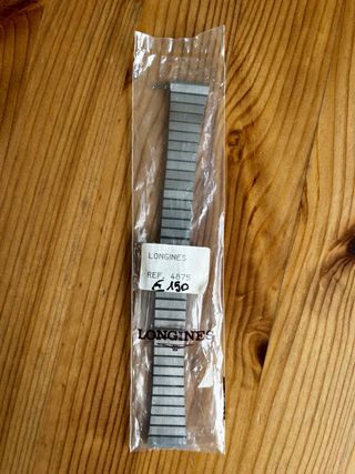 Cinturino Longines Ref. 4875 Acciaio 16mm  Originale Nuovo