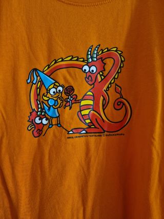 Camiseta divertida Princesa y Dragón