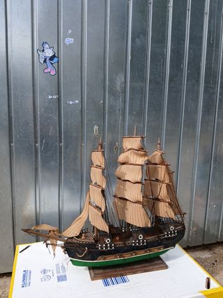 Maqueta fragata española xviii restaurar