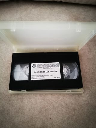 El señor de los anillos VHS