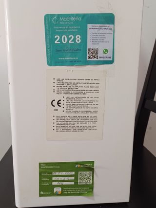 Caldera de gas Cointra