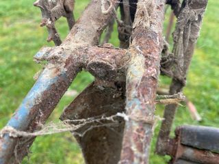 Guardabarros trasero azul