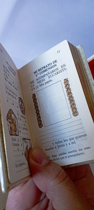 Libro mi primera comunión años 70-80