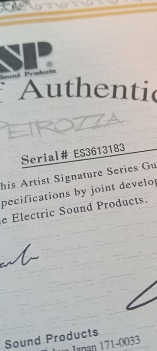 ESP E-II MK-1 Signature Mille Petrozza
