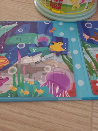 Pack juguetes 1-5 años, puzzle, cubos