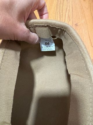 Boina 100 x 100 de lana marrón claro