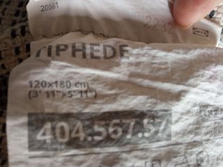 Alfombras IKEA 180 x 120 cm (2 x 9€)