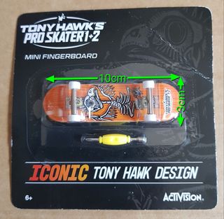 Mini Patinete de dedos Tony Hawks Pro Skater 1+2