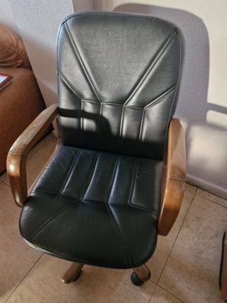 Sillas escritorio piel