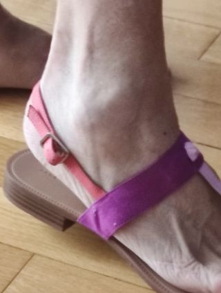 Sandalias Zara tricolor