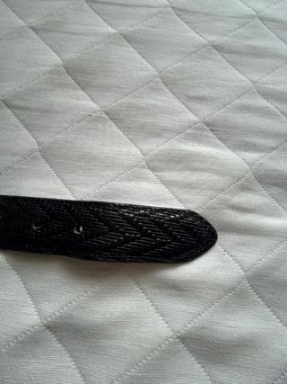 Cinturón piel negro
