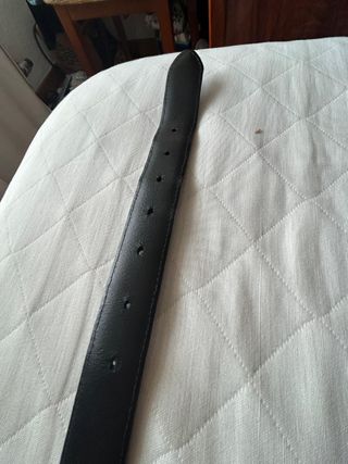 Cinturón piel negro