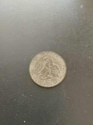 Moneda 5 céntimos 1870 Gob.Provisional OM