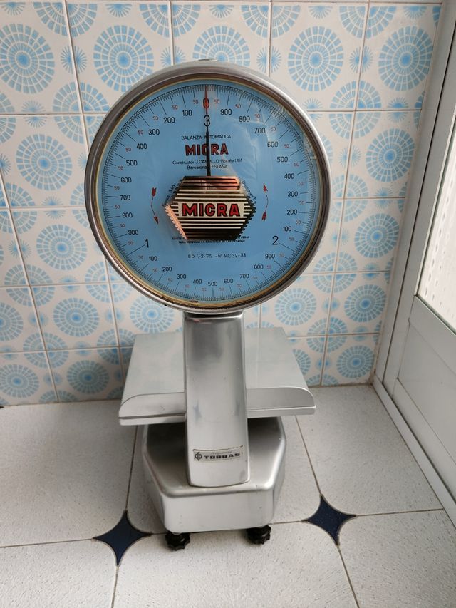 Báscula antigua MICRA 3kg. TORRAS Buen Estado