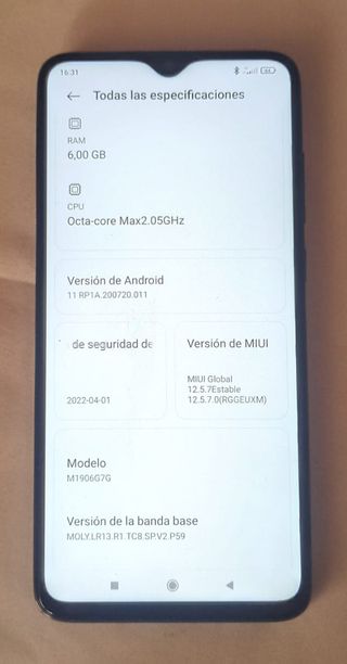 Móvil Redmi Note 8 Pro