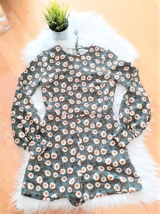 Mono verde estampado