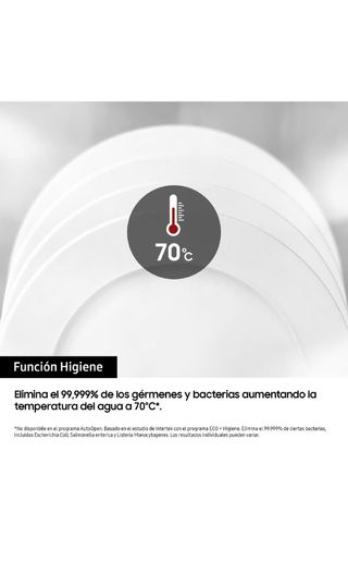 Lavavajillas Samsung inoxidable.