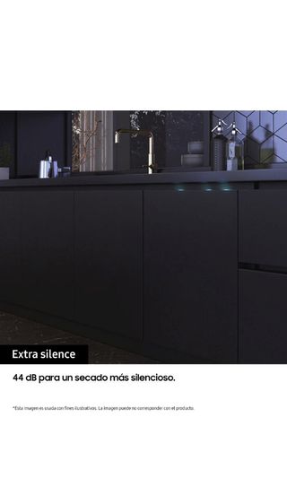 Lavavajillas Samsung inoxidable.