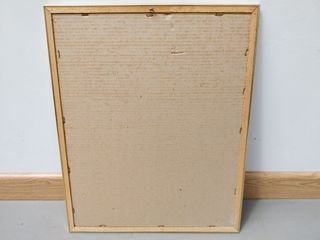 CUADRO LÁMINA ANTIGUO PAISAJE MAR MARCO LAZAROTI