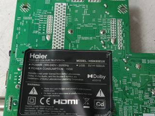 HAIER H50K85EUX, KIT TIRAS LED nuevas,