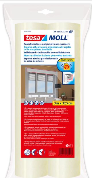 2 espuma aislante persianas TESA blanco 375x150 cm