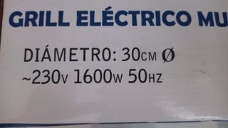 Grill eléctrico 