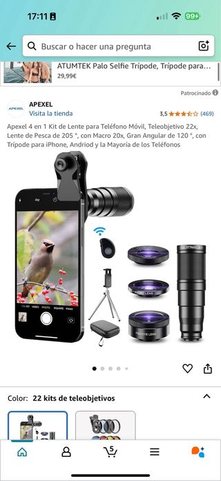 Ópticas para iphone