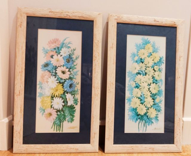 Cuadros láminas flores