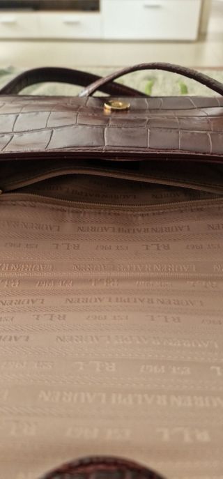 Bolso de piel Ralph Lauren