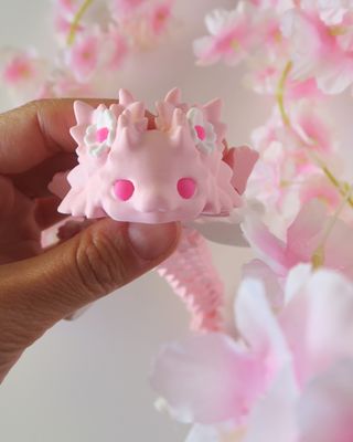 Dragón Sakura 3D Articulado