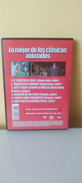 DVD Lo mejor de los clásicos animados
