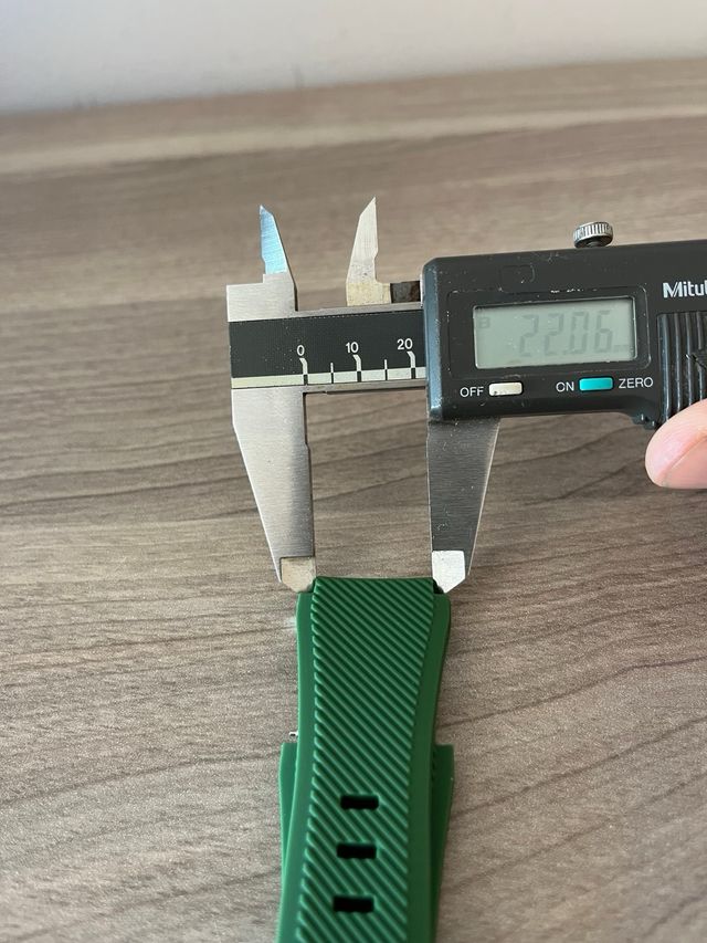 CORREA RELOJ CAUCHO DE 22mm