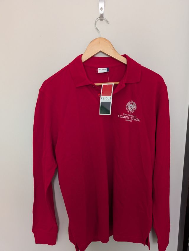 Polo manga larga logotipo UCM talla M a estrenar