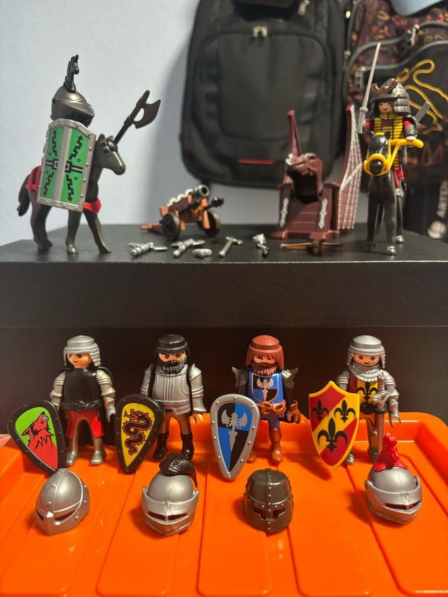 PLAYMOBIL SET MEDIEVAL CABALLEROS