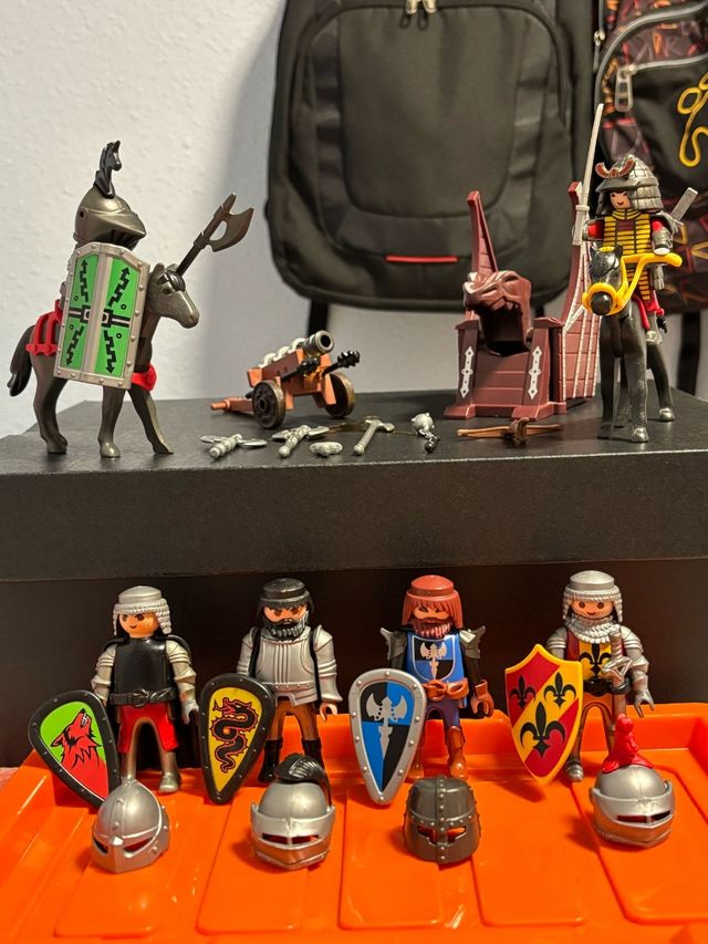 PLAYMOBIL SET MEDIEVAL CABALLEROS