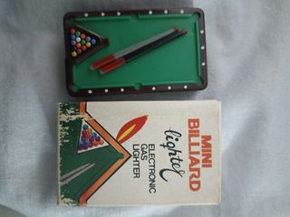 MECHERO MESA DE BILLAR Antiguo