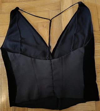 Chaleco terciopelo talla M de Zara nuevo