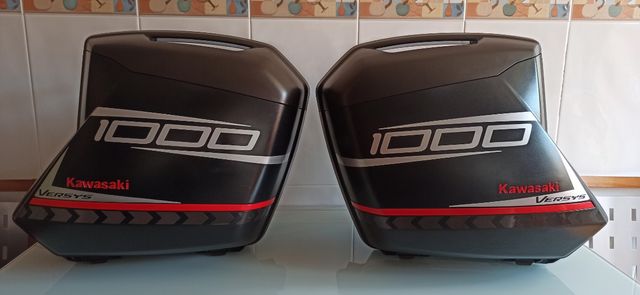 Kit vinilos adhesivos maletas Kawasaki 