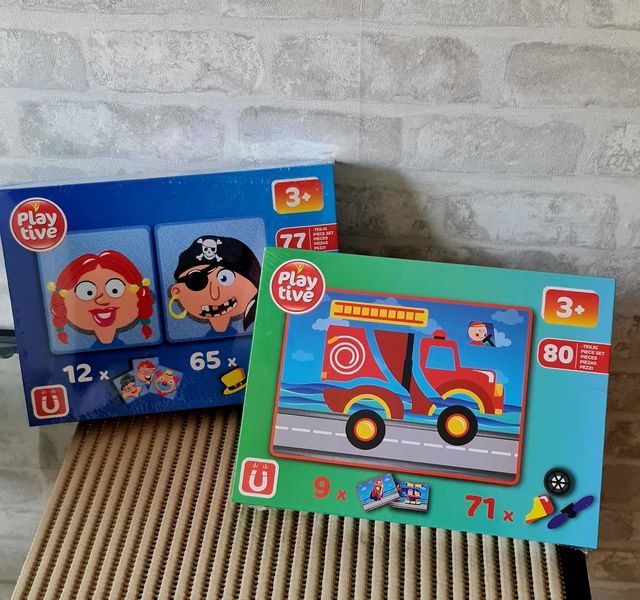 2 Juegos creativos piezas magnéticas