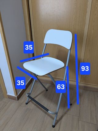 Taburetes altos IKEA (3ud)