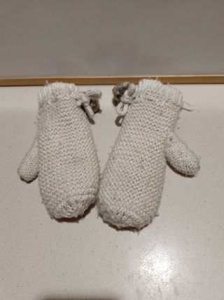 Manoplas de punto de mujer