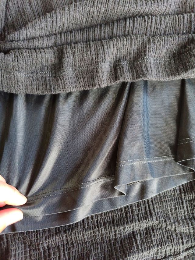 Vestido verano negro t-40