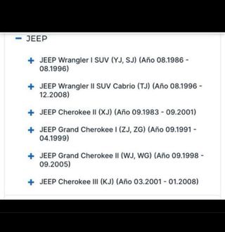 Bovina encendido Chrysler Jeep Dodge Plymouth