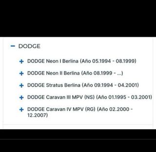 Bovina encendido Chrysler Jeep Dodge Plymouth