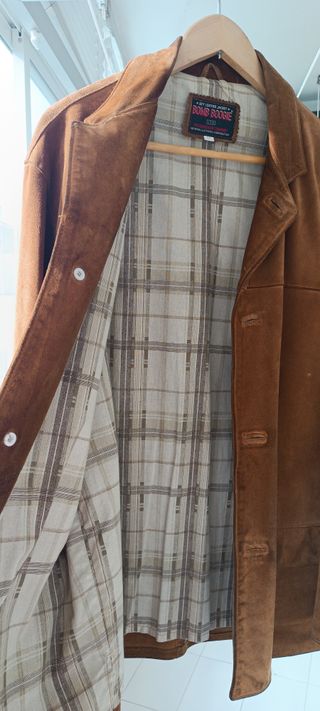 Chaqueta ante caballero 