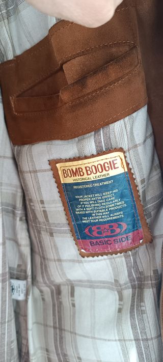 Chaqueta ante caballero 