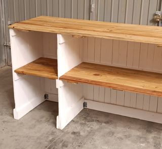 Mostrador in legno, banconi originali, PaleTienda