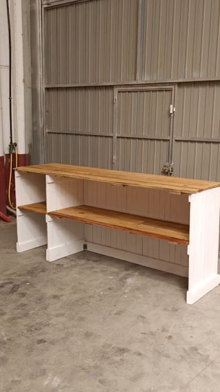 Mostrador in legno, banconi originali, PaleTienda