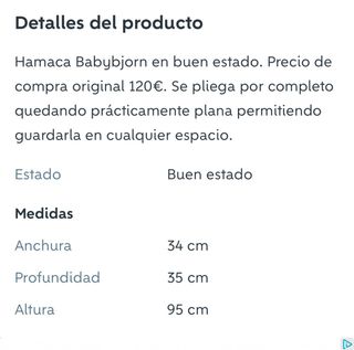 Hamaca babyjorn