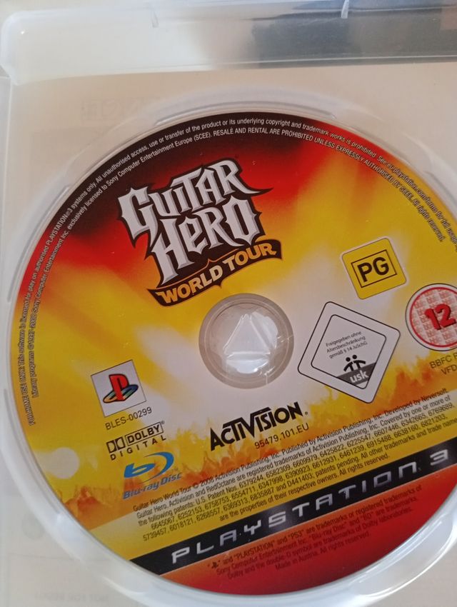Juego play station 3 guitar hero